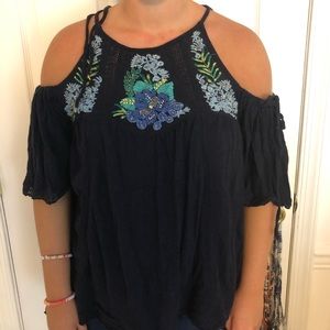 Free people cold shoulder top
